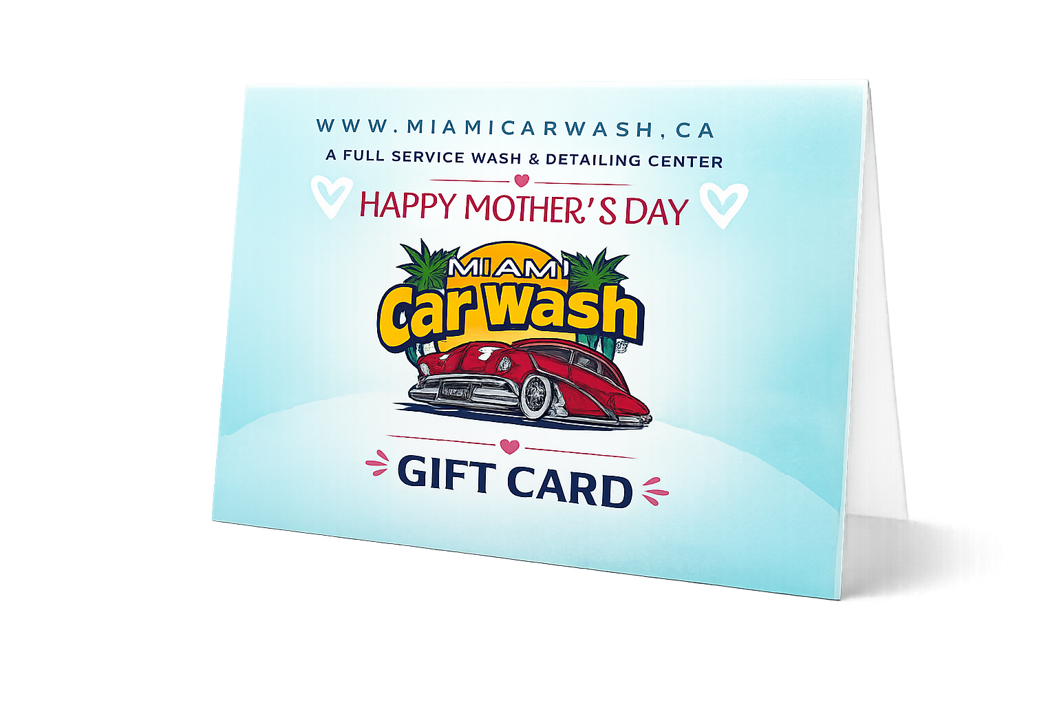 Full Service car wash gift card in London Ontario